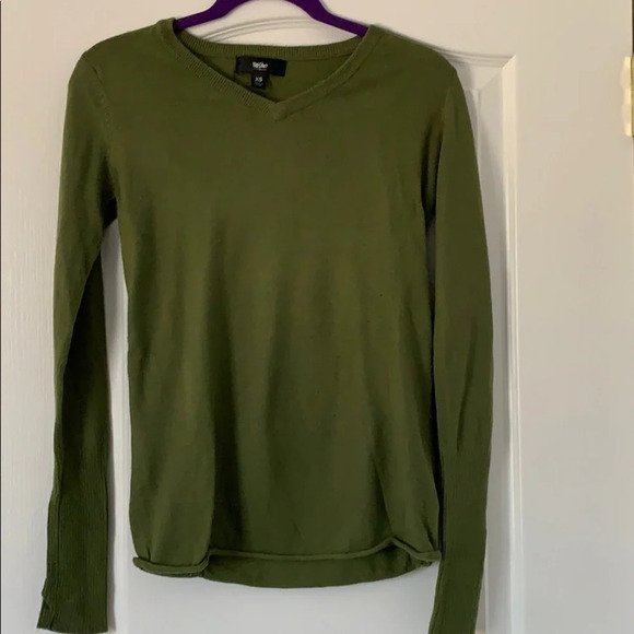 Olive Green Mossimo Sweater - Picture 2 of 5